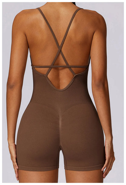 Brooke Seamless Fitness Romper