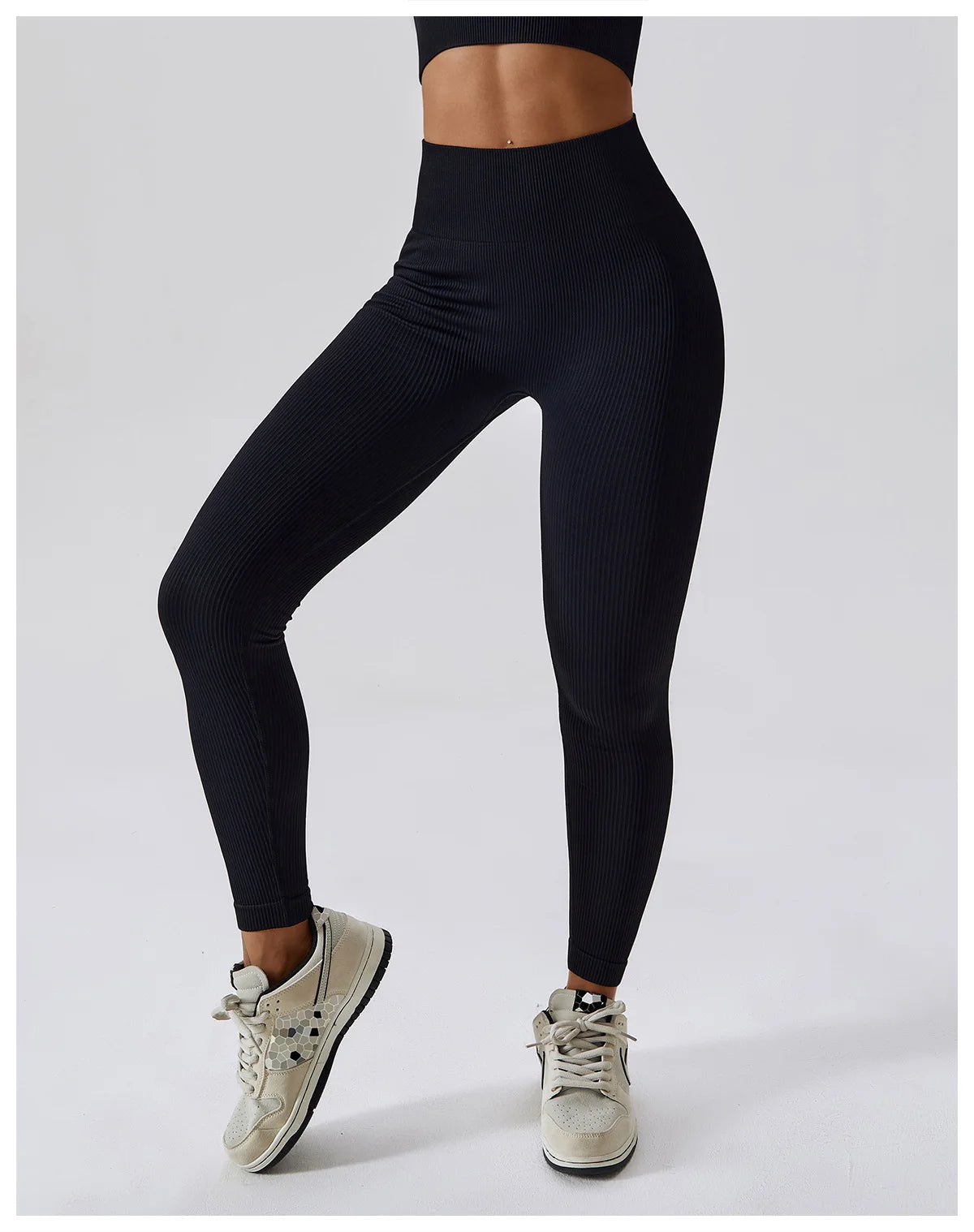 Jade Athletic Ribbed Leggings