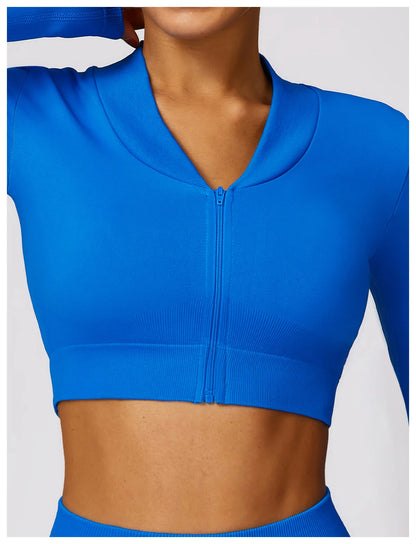 Brooke Zipper Running Shirt