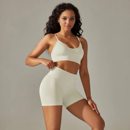 Evelyn Yoga Shorts Set