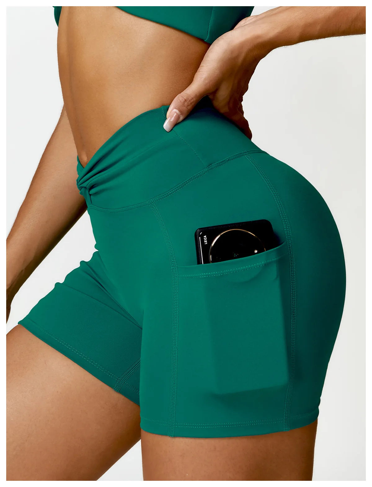 Keira Pocket Fitness Shorts