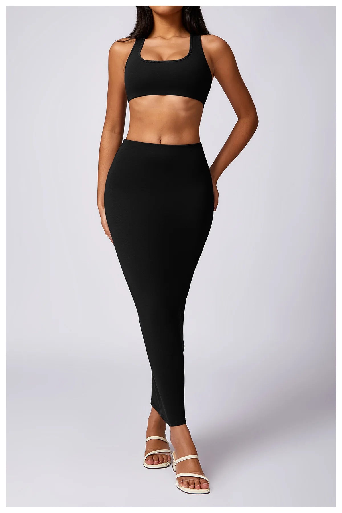 Aria Hip Wrapped Skirt