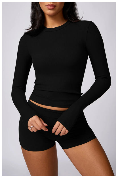 Alice Ribbed Long Sleeve