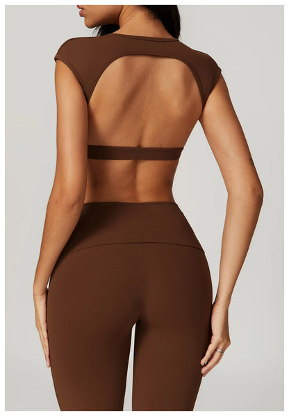 Chloe Backless Yoga Top