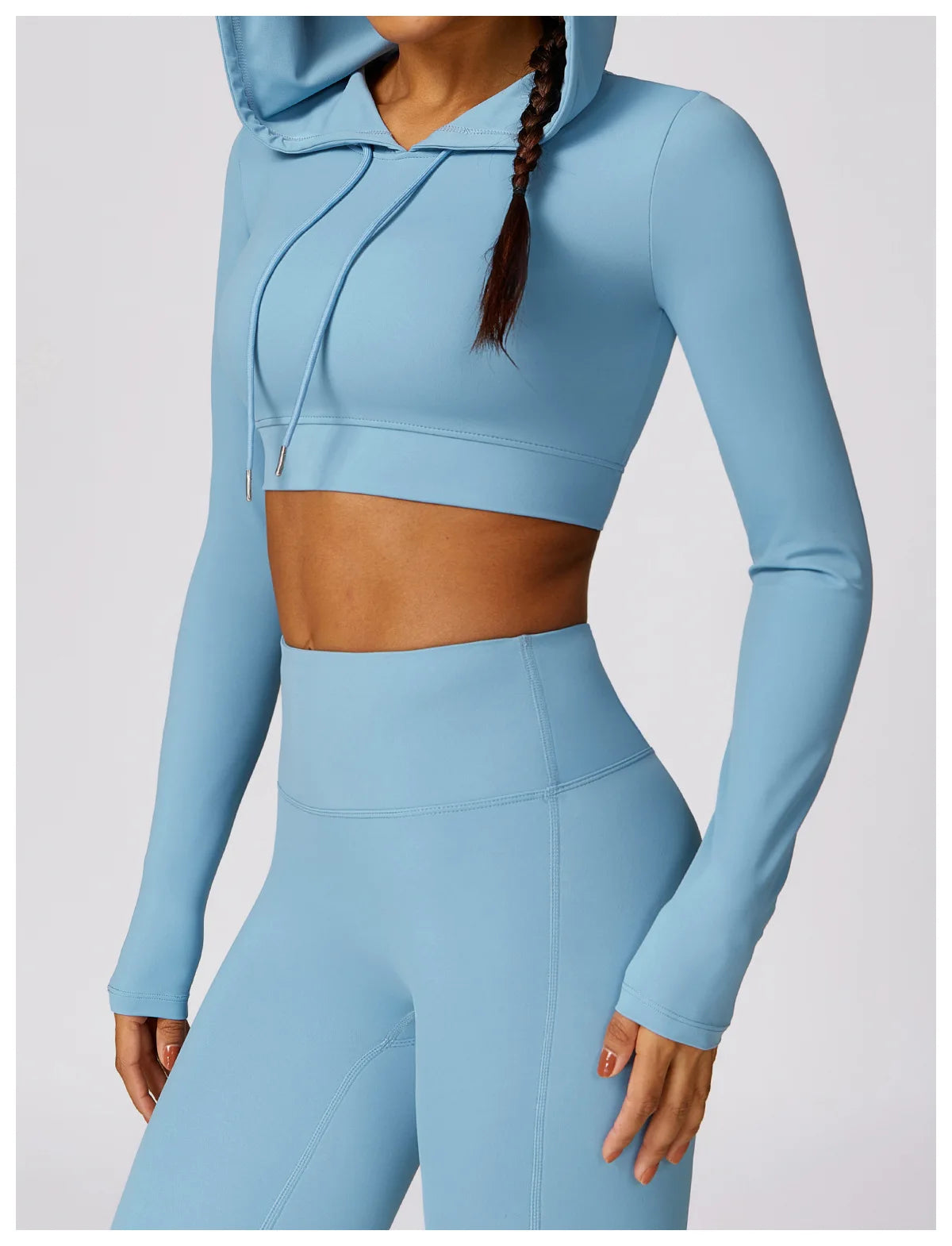 Elena Hooded Workout Top