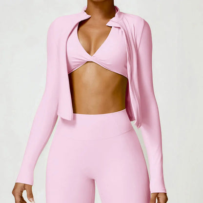 Mia Zipper Fitness Jacket