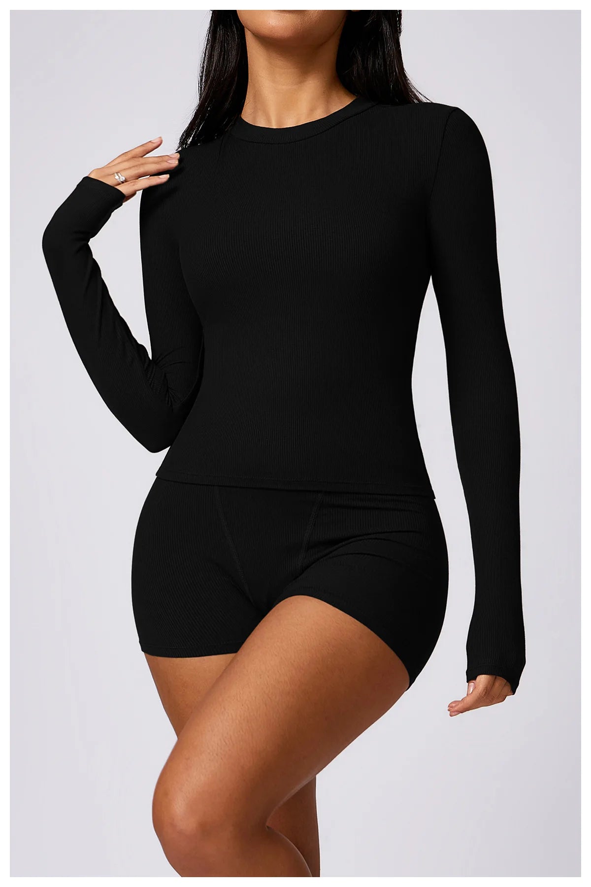 Alice Ribbed Long Sleeve