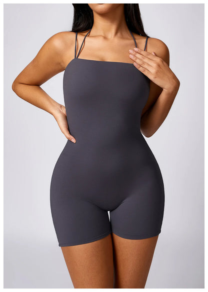 Keira Backless Fitness Bodysuit