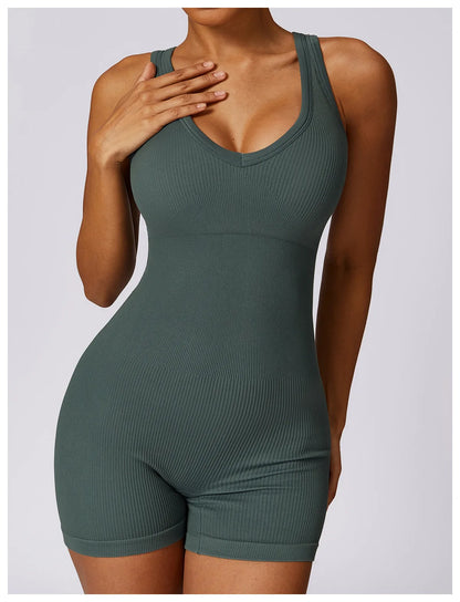 Olivia Fitness Workout Romper