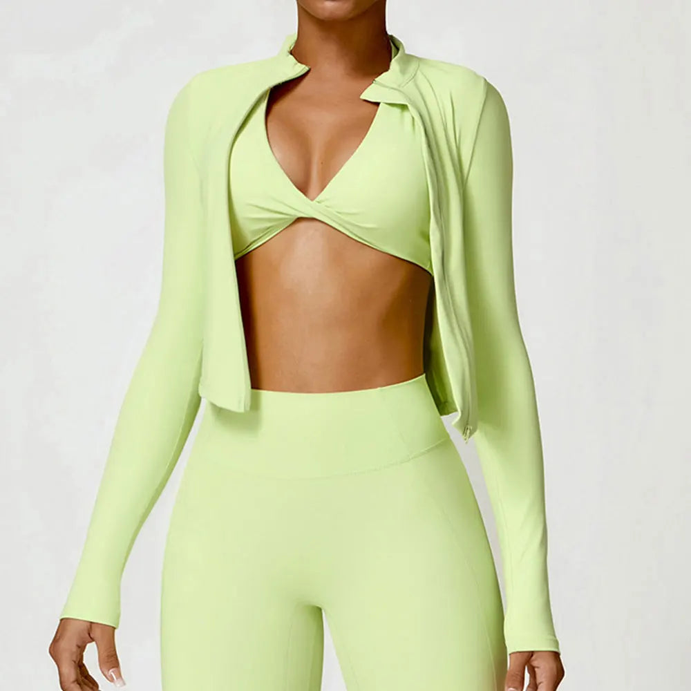 Mia Zipper Fitness Jacket