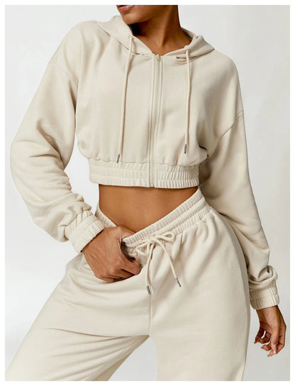 Clara Fitness Zipper Coat