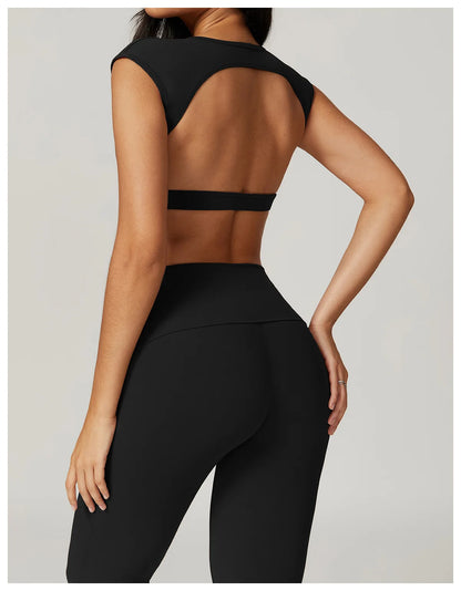 Chloe Backless Yoga Top