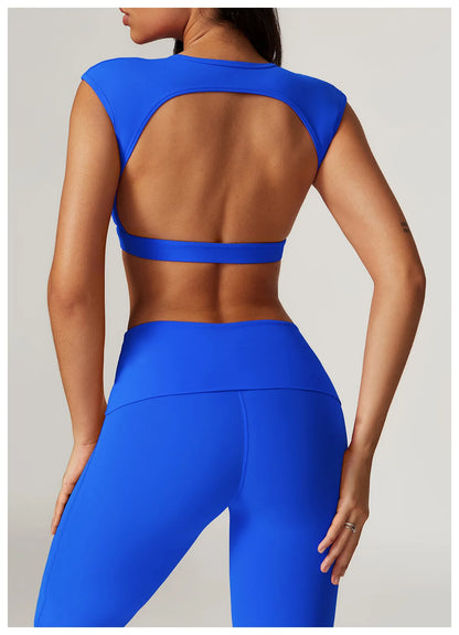 Chloe Backless Yoga Top