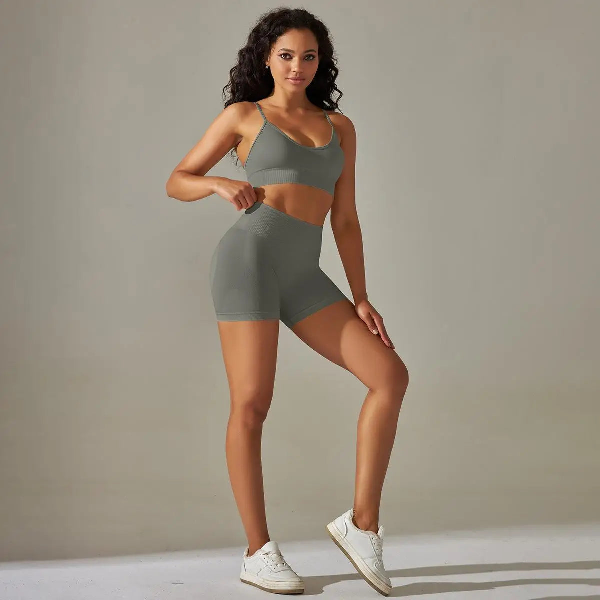 Evelyn Yoga Shorts Set