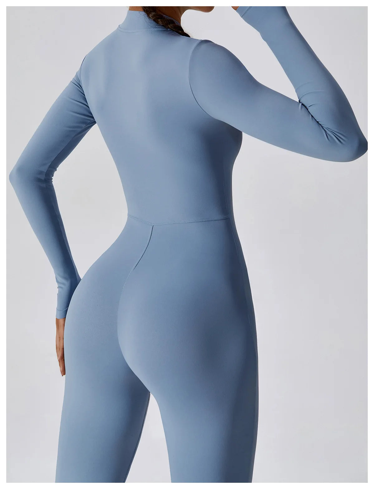 Maya Long Sleeve Fitness Jumpsuit