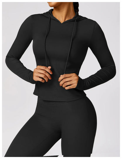 Sienna Hooded Fitness Shirt