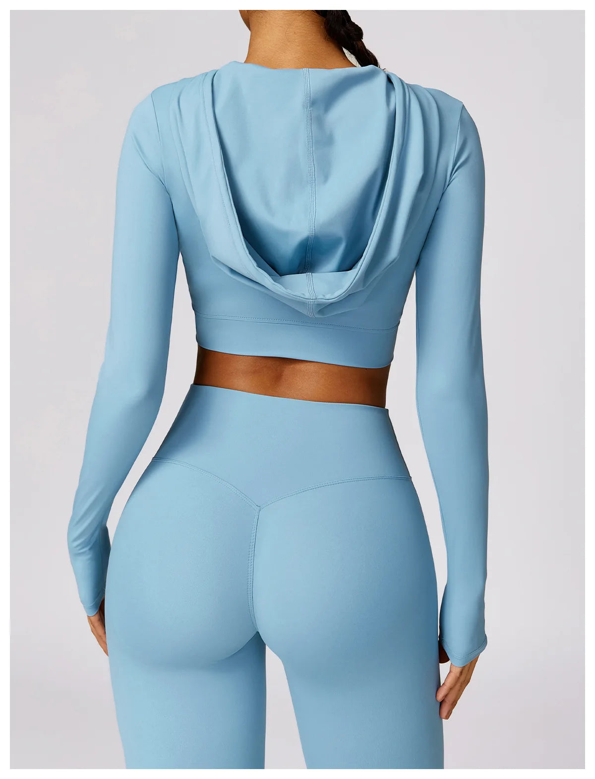 Elena Hooded Workout Top