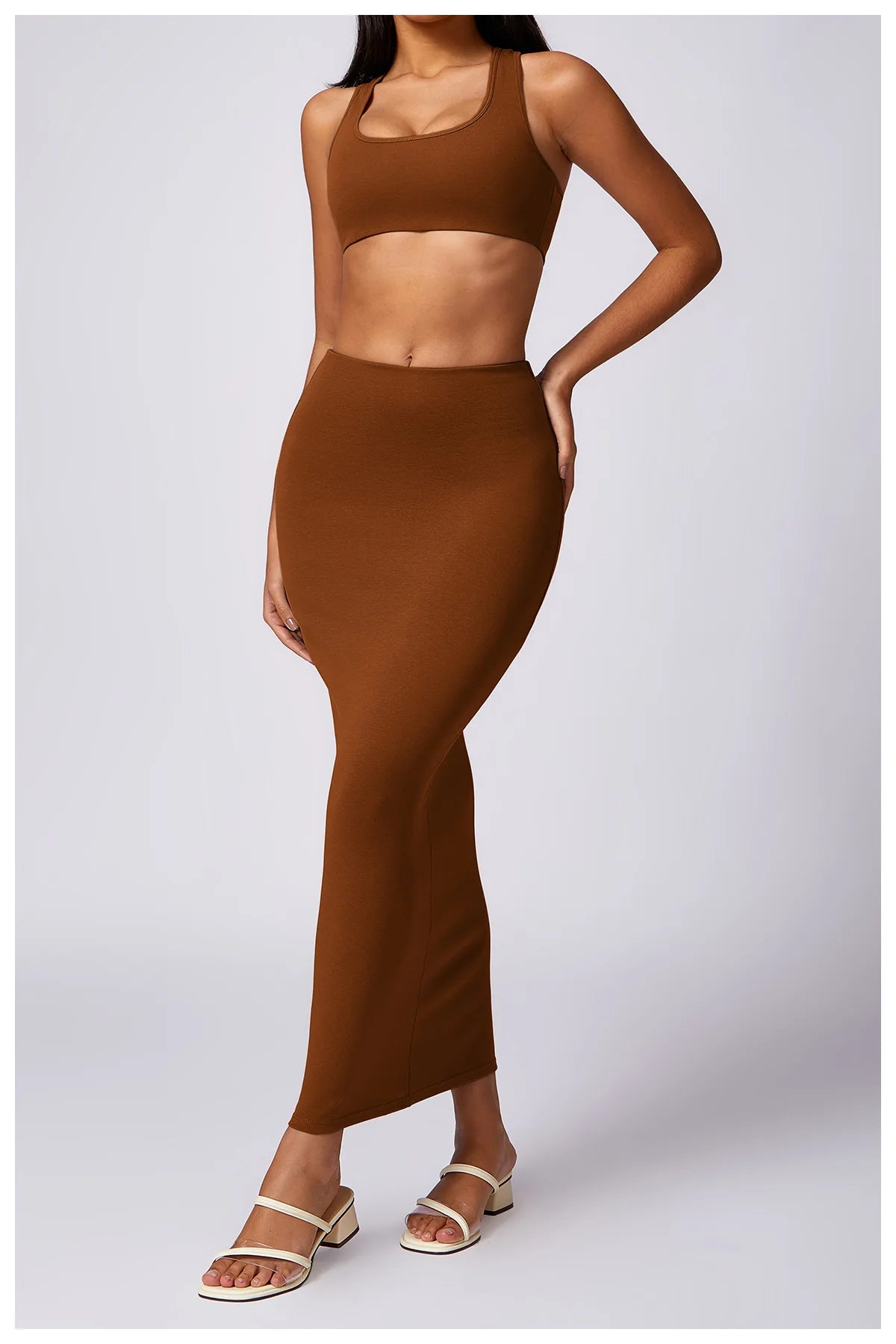 Aria Hip Wrapped Skirt