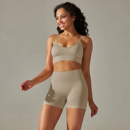 Evelyn Yoga Shorts Set