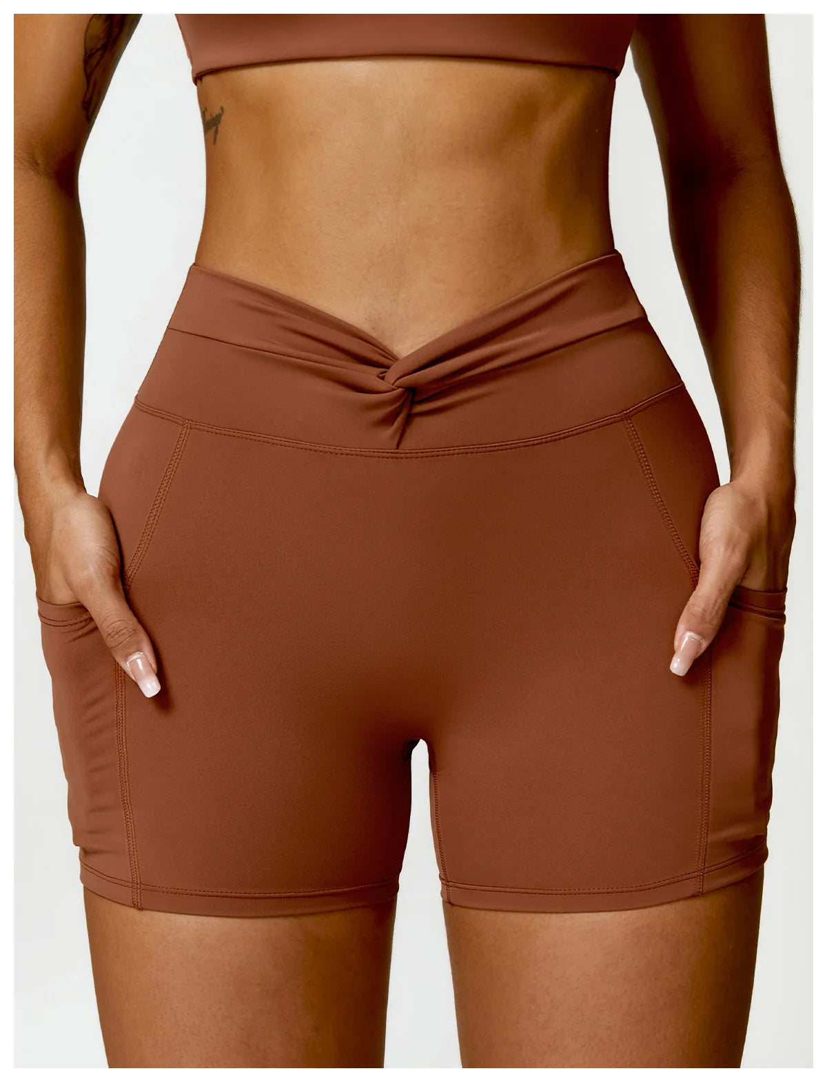 Keira Pocket Fitness Shorts