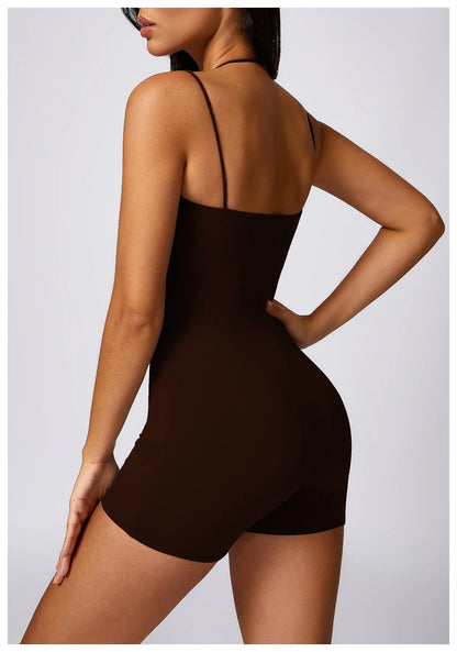 Keira Backless Fitness Bodysuit