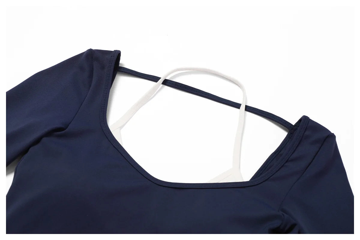 Gabrielle Backless Yoga Shirt