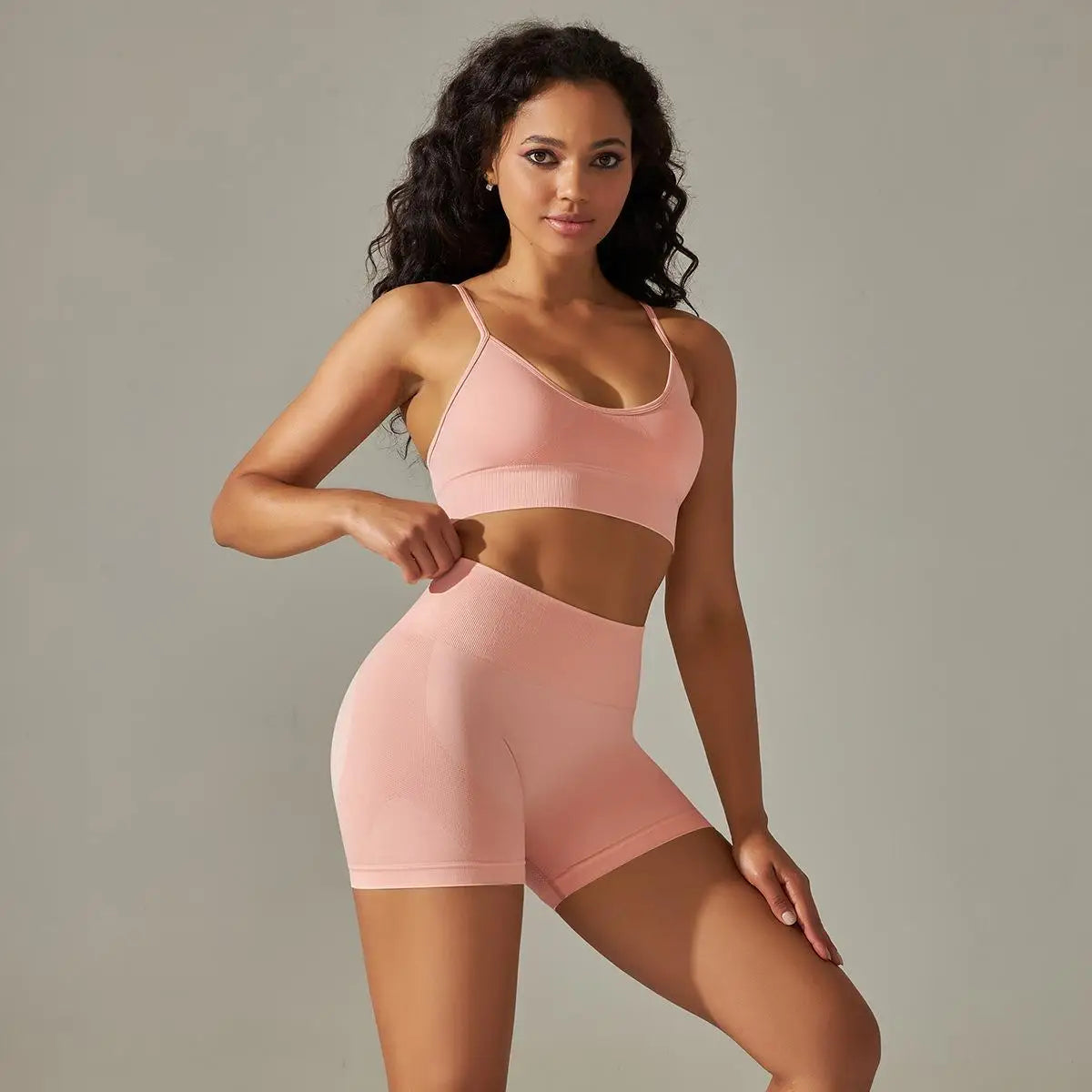 Evelyn Yoga Shorts Set