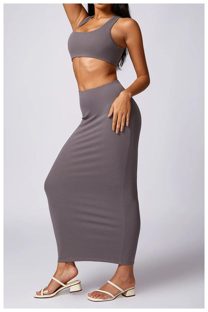 Aria Hip Wrapped Skirt