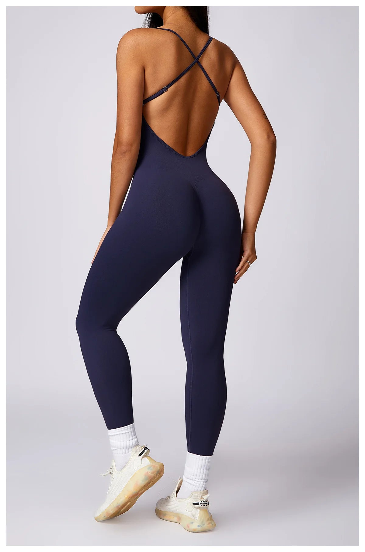 Aria Backless Fitness Romper