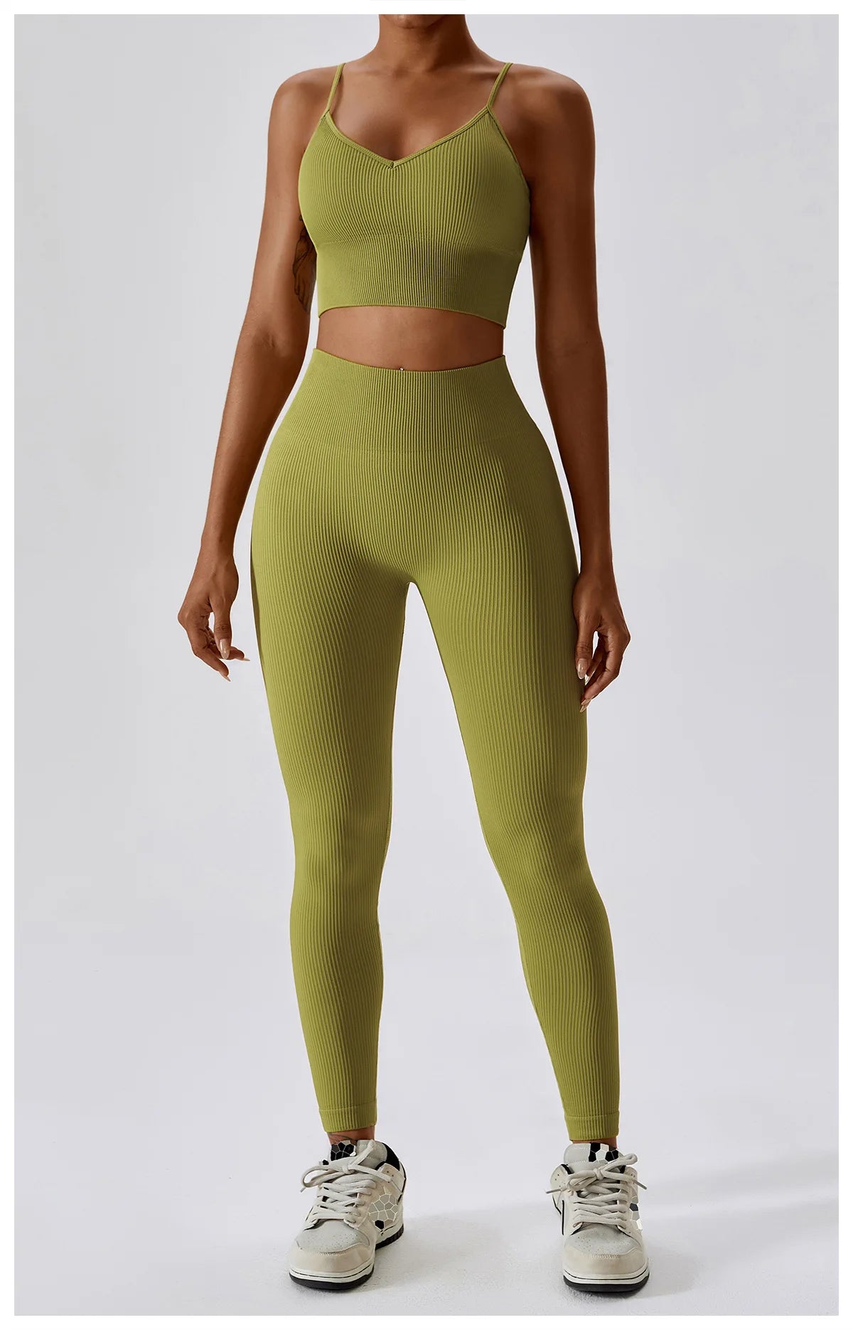 Jade Athletic Ribbed Leggings