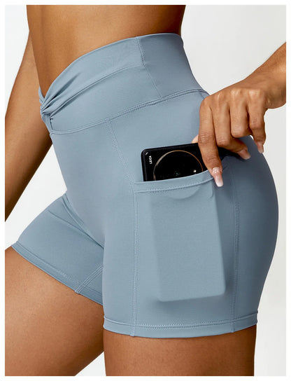 Keira Pocket Fitness Shorts