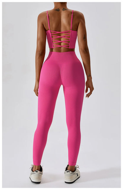 Jade Athletic Ribbed Leggings