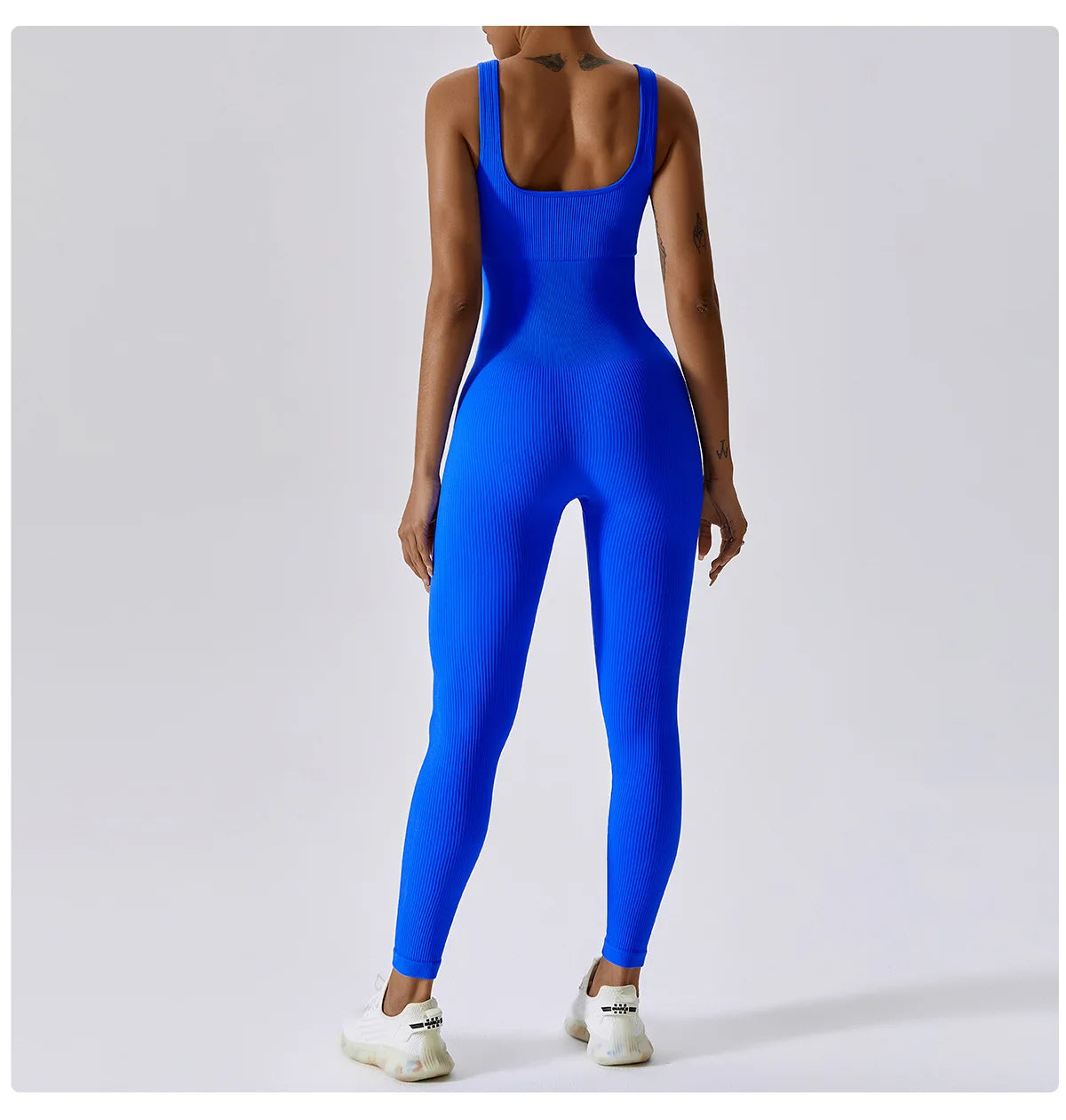 Aurora Ribbed Yoga Jumpsuit