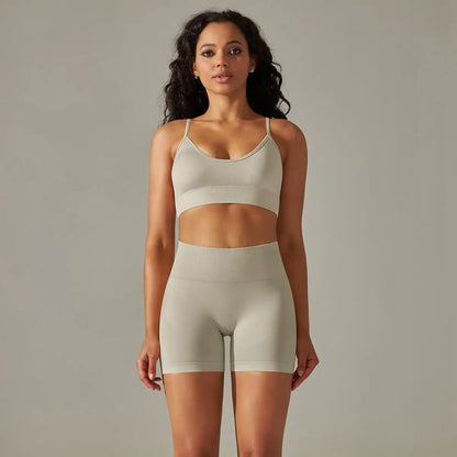 Evelyn Yoga Shorts Set