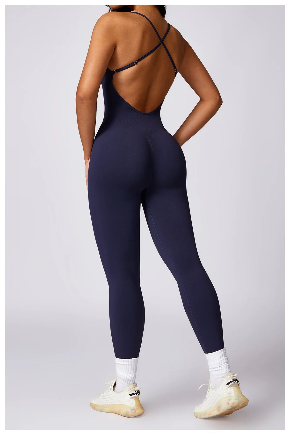 Aria Backless Fitness Romper