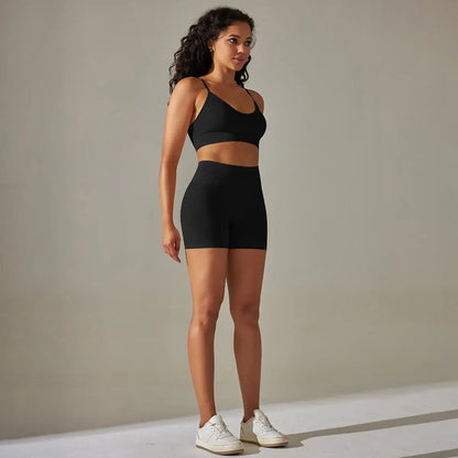 Evelyn Yoga Shorts Set