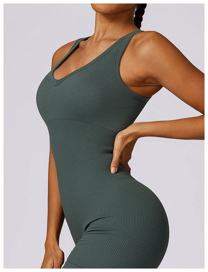 Olivia Fitness Workout Romper