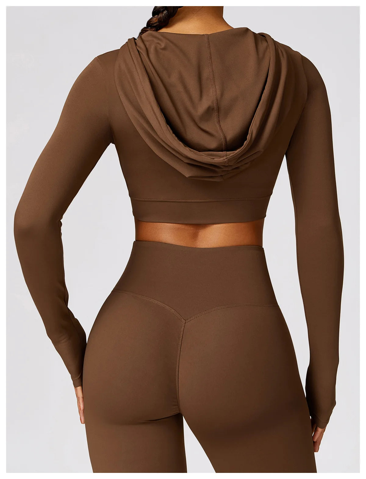 Elena Hooded Workout Top