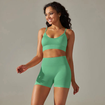 Evelyn Yoga Shorts Set