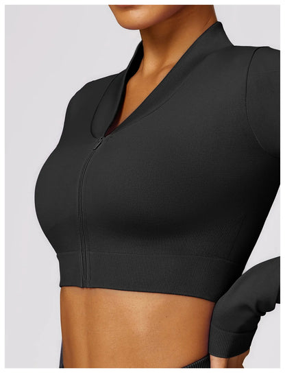 Brooke Zipper Running Shirt