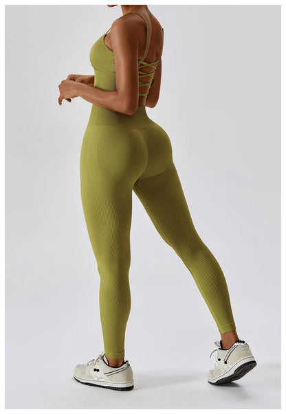 Jade Athletic Ribbed Leggings