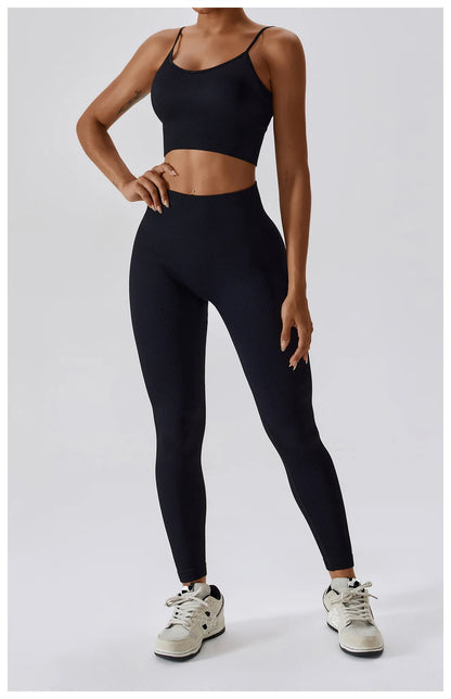 Jade Athletic Ribbed Leggings