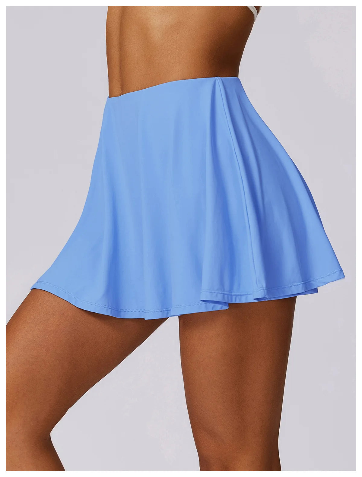 Daphne Solid Tennis Skirt