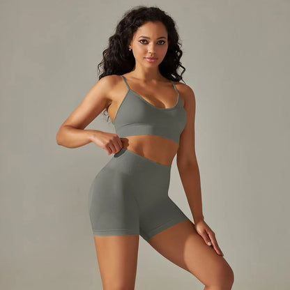 Evelyn Yoga Shorts Set