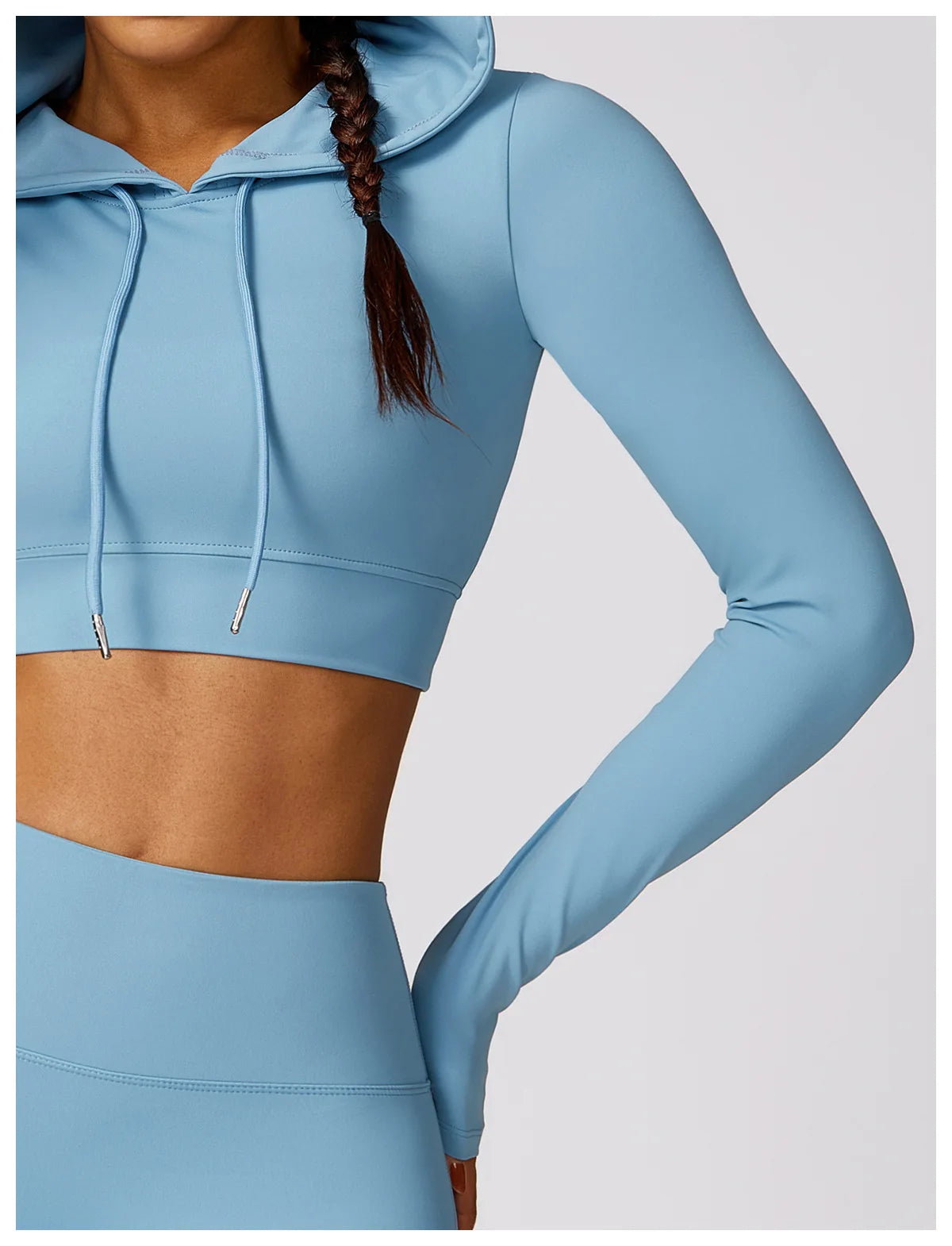 Elena Hooded Workout Top