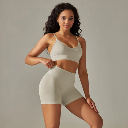 Evelyn Yoga Shorts Set