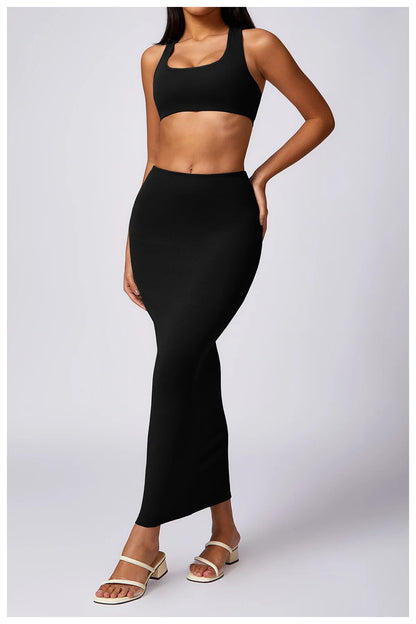 Aria Hip Wrapped Skirt