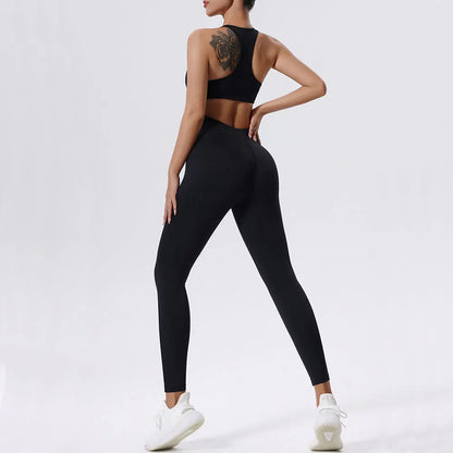 Keira Fitness Zipper Jumpsuit