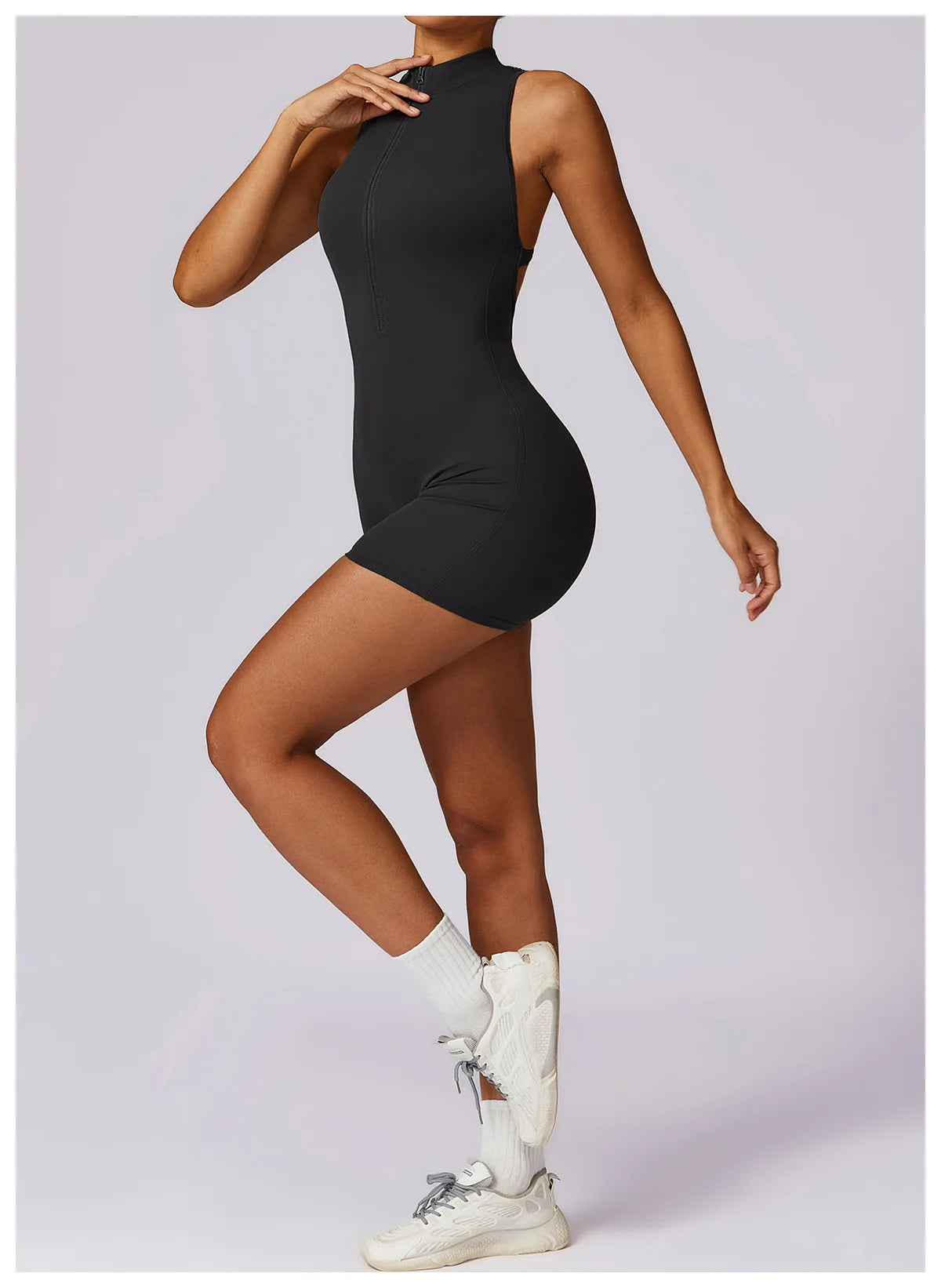 Giselle Short Zipper Bodysuit