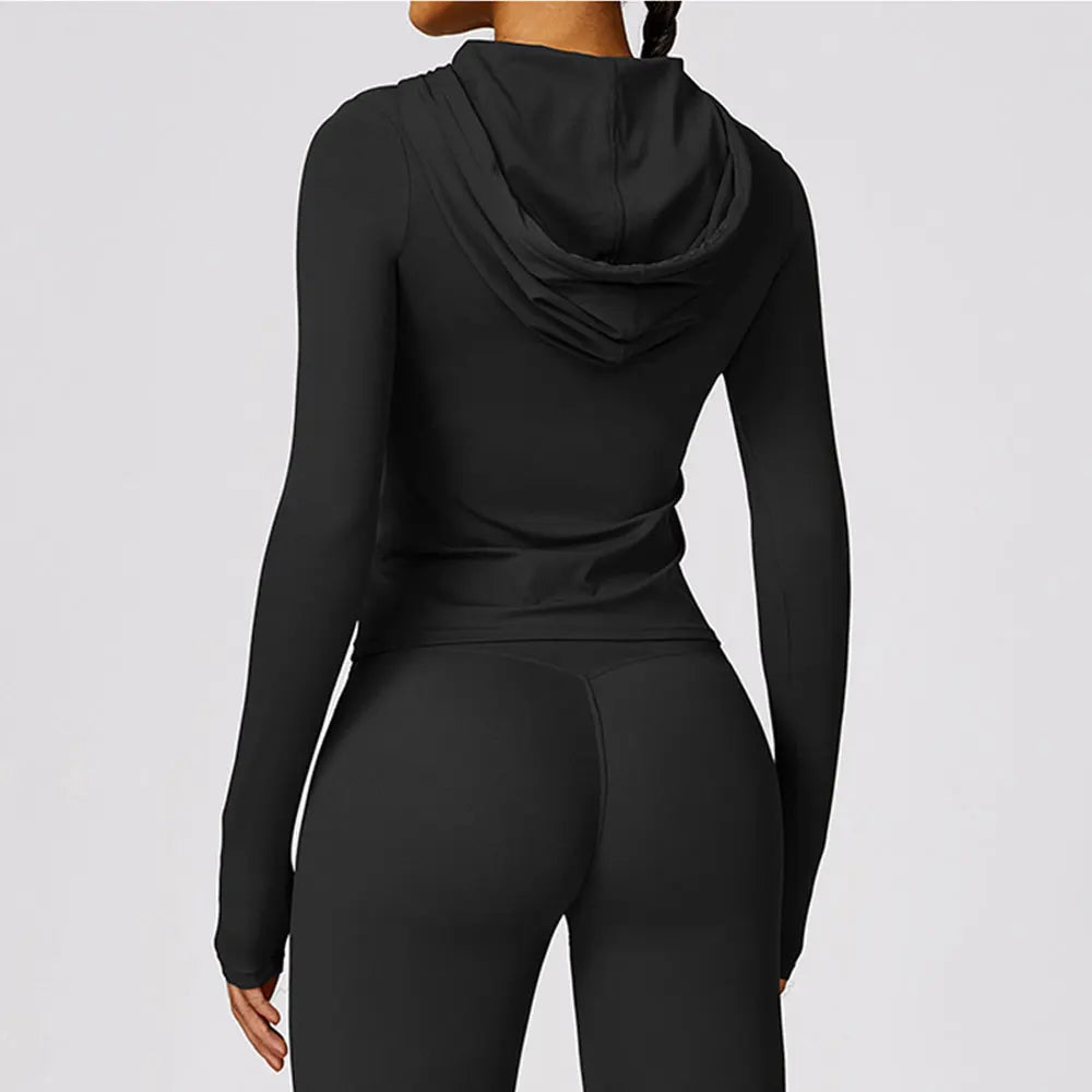 Sienna Hooded Fitness Shirt